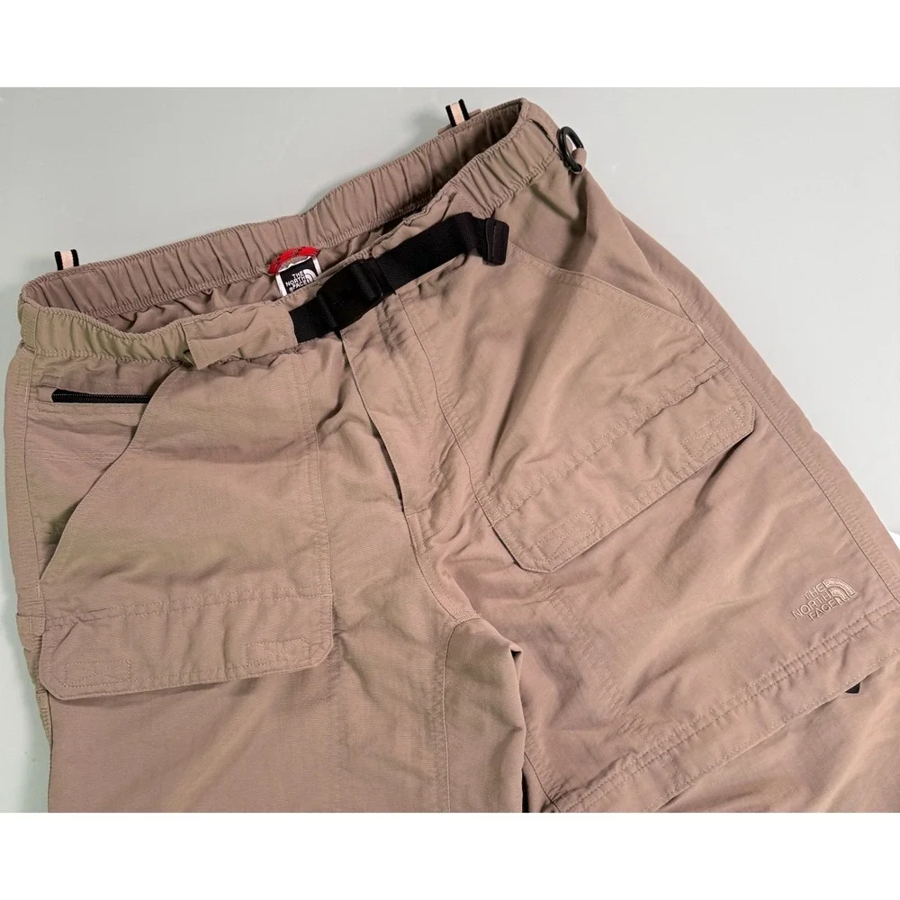 The North Face Convertable Cargo Pants Mens‎ M Khaki Straight Leg DadCore